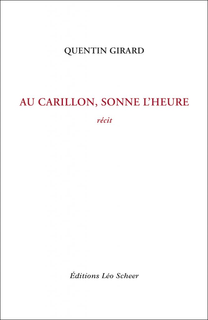 Couverture Au Carillon, sonne l'heure Quentin Girad